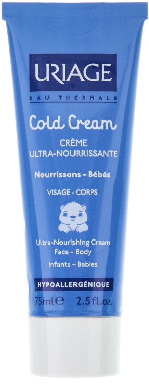Ultraodżywczy krem ochronny do twarzy i ciała dla dzieci i niemowląt - Uriage Babies Cold Cream — Zdjęcie N1
