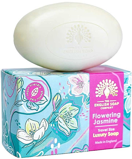 Mydło Kwitnący jaśmin - The English Soap Company Travel Flowering Jasmine Burst Mini Soap — Zdjęcie N1