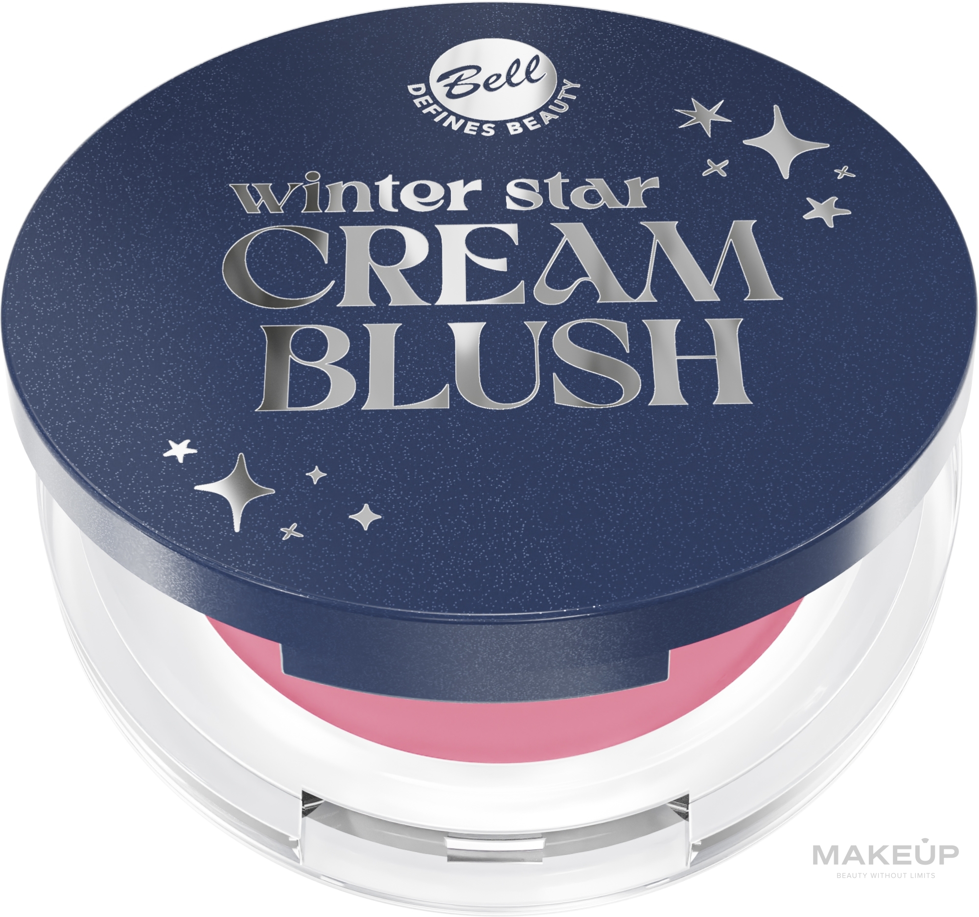 Kremowy róż do twarzy - Bell All Stars Winter Star Cream Blush — Zdjęcie 01 - Frozen Blush