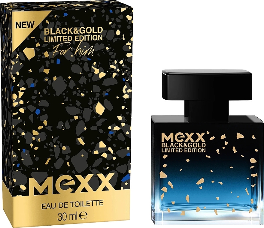 Mexx Black & Gold Limited Edition For Him - Woda toaletowa — Zdjęcie N1
