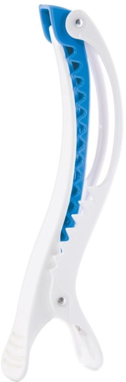 Zaciski do włosów, biało-niebieskie - Dajuja Penguin Clip White-Blue — Zdjęcie N2