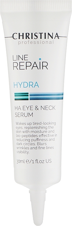Serum do skóry wokół oczu i szyi - Christina Line Repair Hydra HA Eye & Neck Serum — Zdjęcie N2