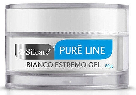 PRZECENA! Żel do paznokci - Silcare Pure Line Bianco Estremo Gel * — Zdjęcie N1