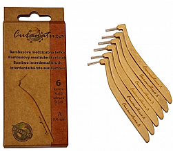 Kup Bambusowe szczoteczki międzyzębowe, rozm. A (0,4 mm), 6 szt. - Curanatura Interdental Toothbrush