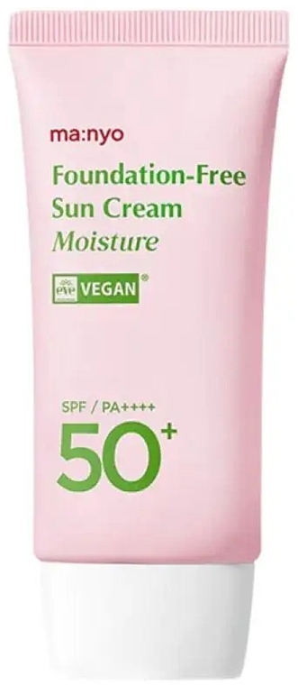 Przeciwsłoneczny krem koloryzujący do twarzy - Manyo Foundation-Free Sun Cream Moisture SPF 50+ PA++++ — Zdjęcie N1