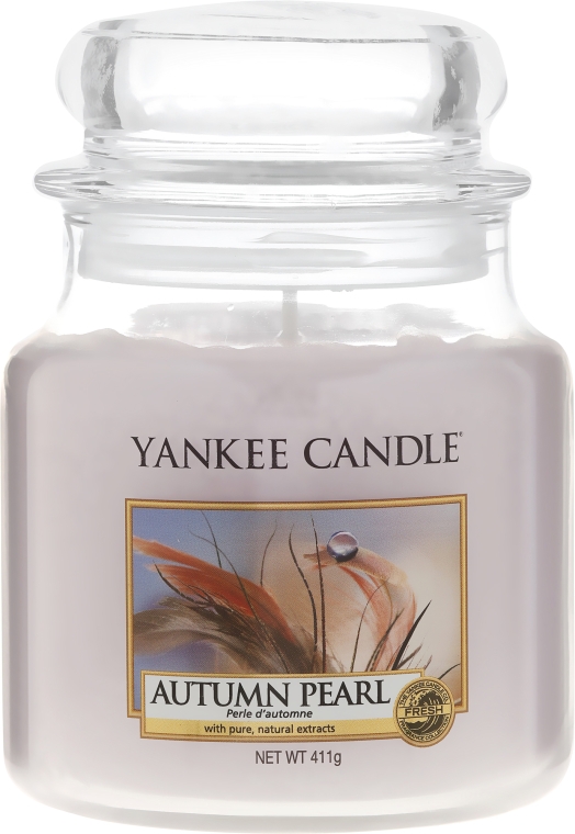 Świeca zapachowa w słoiku - Yankee Candle Autumn Pearl Fresh Collection — Zdjęcie N3
