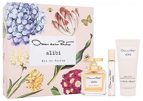 Oscar De La Renta Alibi - Zestaw (edp/100 ml + edp/15 ml + b/lot/100 ml) — Zdjęcie N1