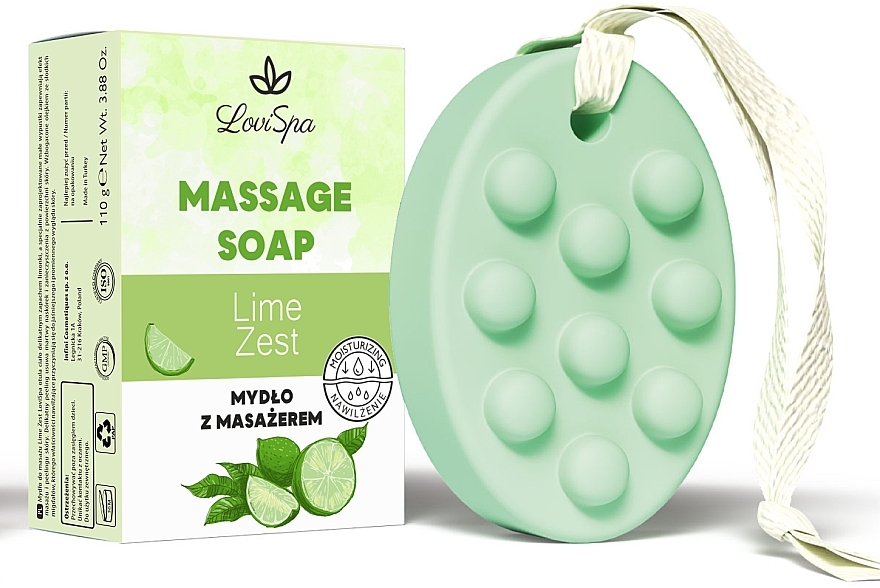 Mydło do masażu z limonką - Lovi Spa Massage Soap Lime Zest — Zdjęcie N1