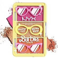 Paleta do konturowania - NYX Professional Makeup Barbie Limited Edition Collection Greetings From Barbieland — Zdjęcie N2