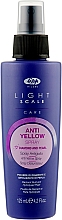 Kup Termoochronny spray przeciw żółknięciu włosów z fioletowym pigmentem - Lisap Light Scale Anti Yellow Spray