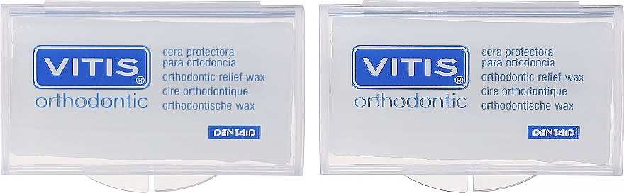 Wosk ortodontyczny, 2 szt. - Dentaid VITIS® Orthodontic Relief Wax — Zdjęcie N2