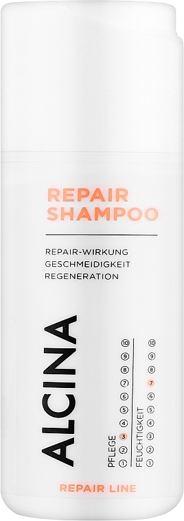 Regenerujący szampon do włosów zniszczonych i suchych - Alcina Repair Shampoo — Zdjęcie N1