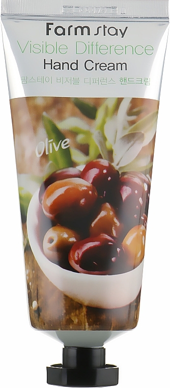Krem do rąk z ekstraktem z oliwek - FarmStay Visible Difference Hand Cream Olive — Zdjęcie N2