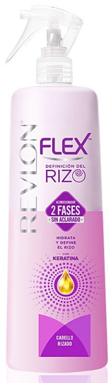 Dwufazowa odżywka w sprayu do włosów kręconych - Revlon Flex 2 Fases — Zdjęcie N1
