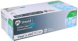 Kup Rękawice winylowe, transparentne, rozmiar L - Shield GD09 Clear Vinyl Disposable Gloves