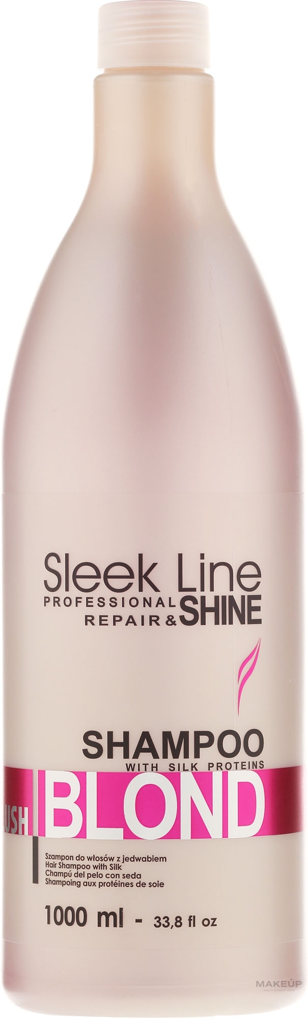 PRZECENA! Stapiz Sleek Line Blush Blond Shampoo - Szampon do włosów blond nadający różowy odcień * — Zdjęcie 1000 ml