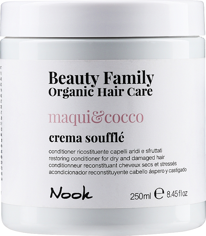 Odżywka do włosów suchych i zniszczonych - Nook Beauty Family Organic Hair Care