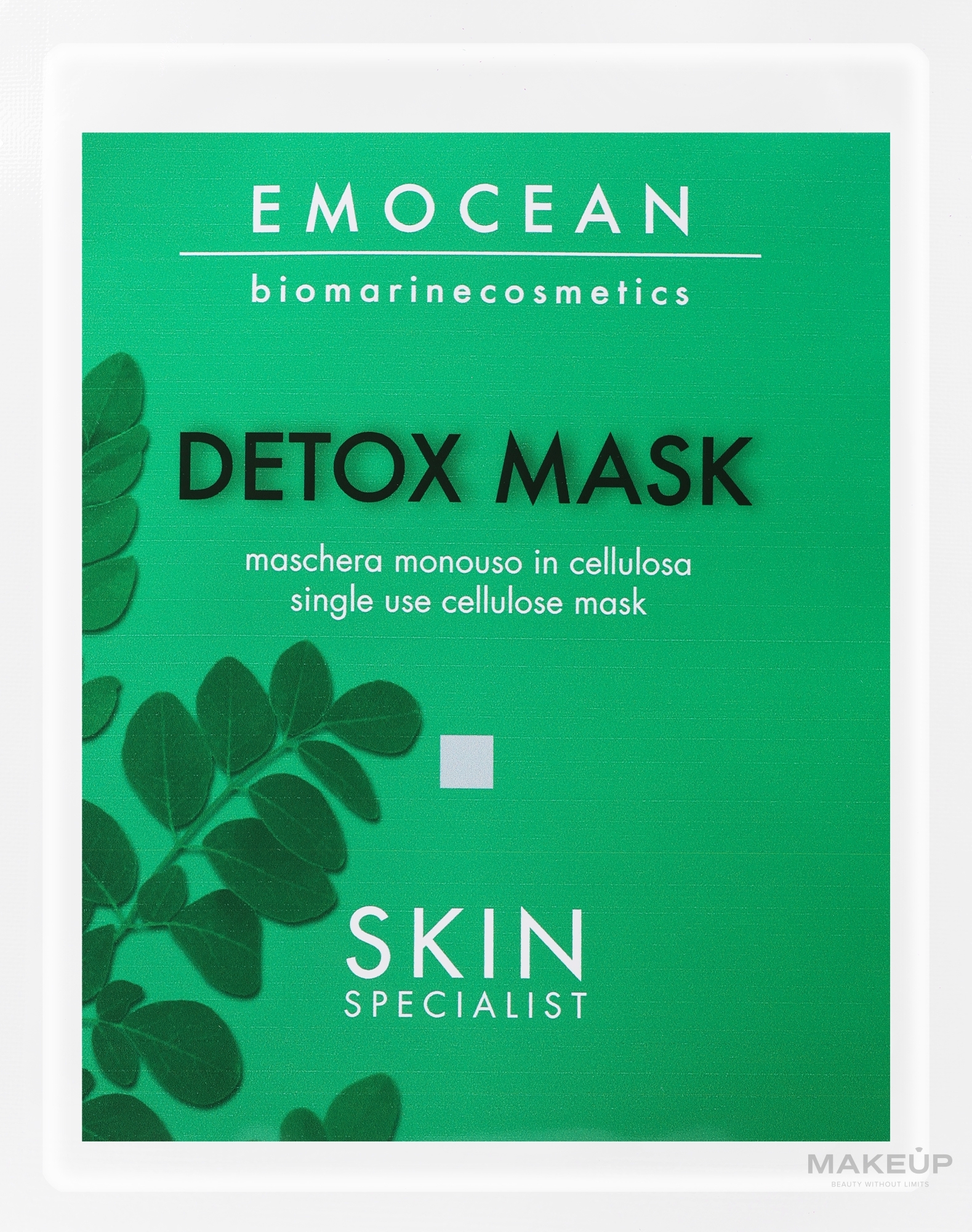 Maska do twarzy o działaniu rozjaśniającym, oczyszczającym i antyoksydacyjnym - Emocean Skin Specialist Detox Mask — Zdjęcie 20 ml