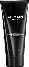 Zestaw - Balmain Paris Hair Couture Signature Men's Giftset (oil 30 ml + shampoo 200 ml + scrub 100 g + brush 1 p) — Zdjęcie N3