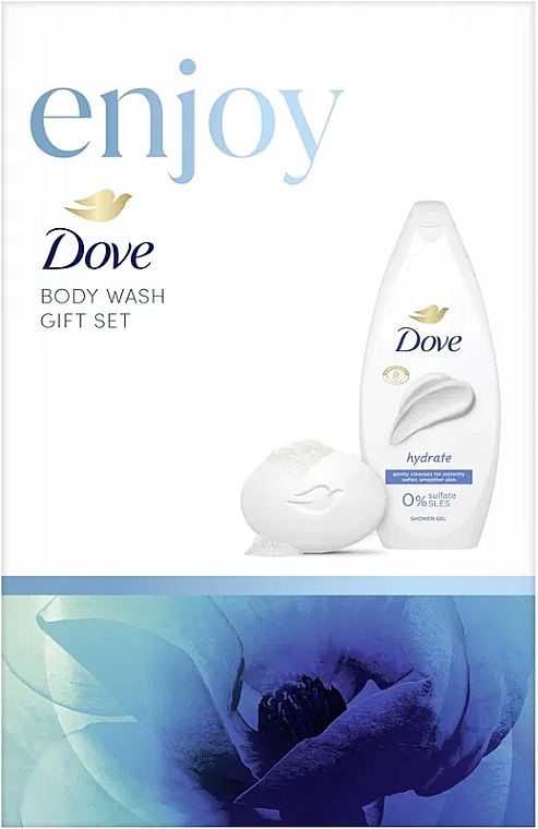 Zestaw - Dove Enjoy Body Wash Gift Set (soap/90g + sh/gel/250ml) — Zdjęcie N1