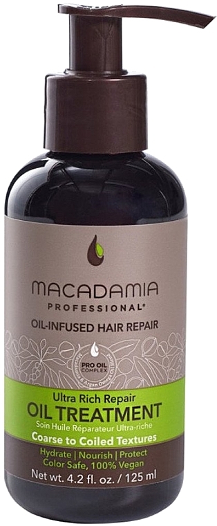 Rewitalizujący olejek makadamia do włosów - Macadamia Professional Ultra Rich Repair Oil Treatment — Zdjęcie N1