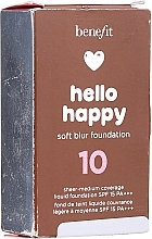 PRZECENA! Podkład dający efekt delikatnego blasku - Benefit Hello Happy Soft Blur Foundation * — Zdjęcie N3