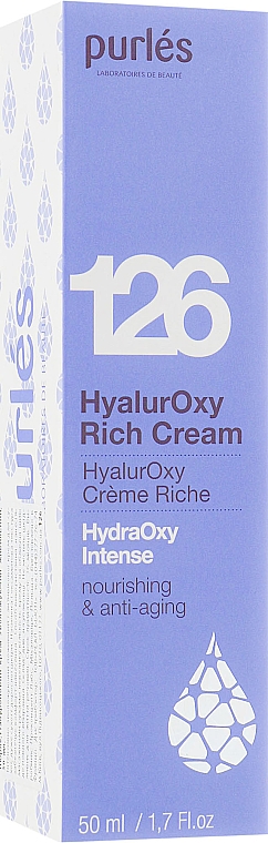 Nawilżająco-odżywczy krem hialuronowy - Purles HydraOxy Intense 126 HyalurOxy Rich Cream — Zdjęcie N2