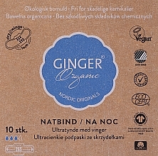 Kup Organiczne podpaski na noc, 10 szt. - Ginger Organic