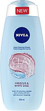 Kup Żel pod prysznic z glinką Hibiskus i biała szałwia - Nivea Clay Fresh Hibiscus & White Sage