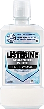 Wybielający płyn do płukania jamy ustnej - Listerine Advanced White Mild Taste — Zdjęcie N3