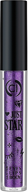 Płynny brokat do twarzy - Colour Intense Just Star Glitter — Zdjęcie N1