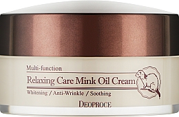 Relaksujący krem do twarzy z olejem z norek - Deoproce Relaxing Care Mink Oil Cream — Zdjęcie N1