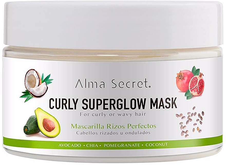 Maska do włosów kręconych - Alma Secret Curly Superglow Mask — Zdjęcie N1