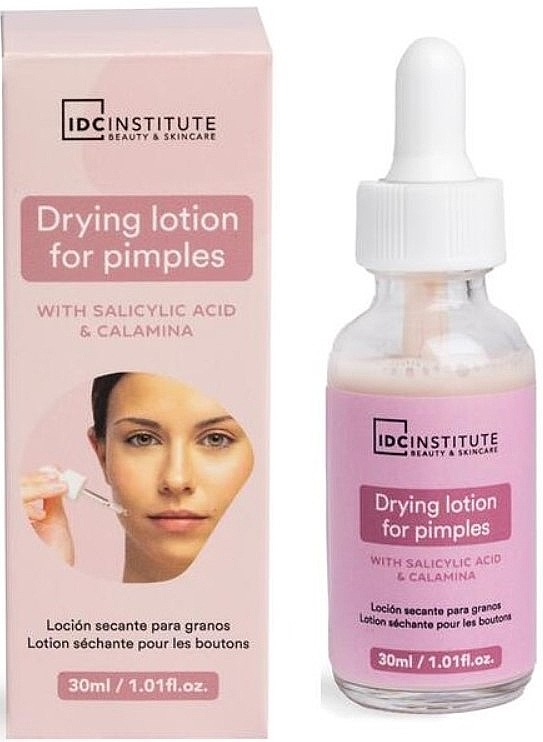 Wysuszający balsam na trądzik - IDC Institute Drying Lotion For Pimples — Zdjęcie N1