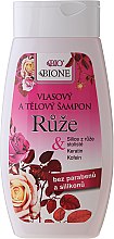 Szampon do włosów Róża - Bione Cosmetics Rose Shampoo — Zdjęcie N1