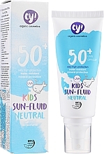 Kup PRZECENA! Płyn do ochrony przeciwsłonecznej dla dzieci - Ey! Organic Cosmetics Kids Sun Fluid Neutral SPF 50+ *