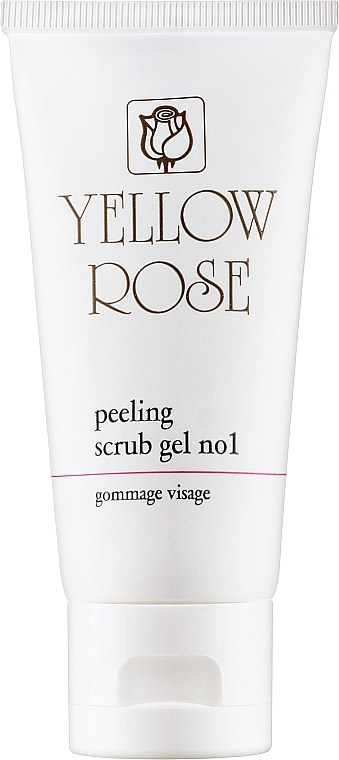 Peeling żelowy z białymi kryształkami kwarcu - Yellow Rose Peeling Scrub Gel №1 — Zdjęcie N1