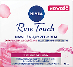 Kup Różany krem-żel nawilżający do twarzy - NIVEA Rose Touch Moisturizing Gel Cream