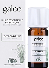 Olejek eteryczny Citronella - Galeo Organic Essential Oil Citronella — Zdjęcie N2