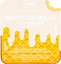 Zestaw - Kocostar Waffle Mask Kit 5 (f/mask/5x40g) — Zdjęcie N6