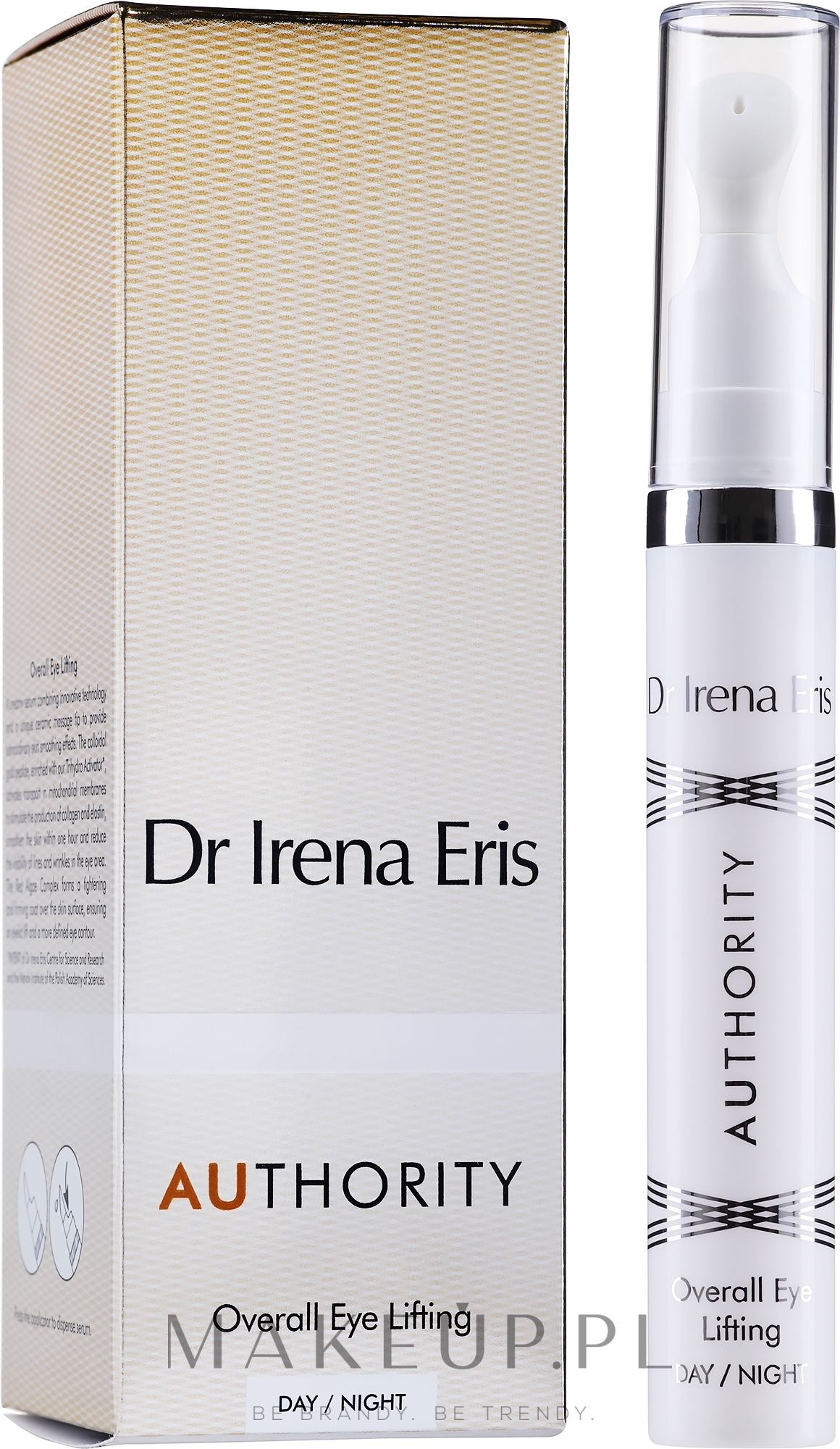 Liftingujący serum do okolic oczu na dzień i noc - Dr Irena Eris Authority Overall Eye Lifting — Zdjęcie 15 ml