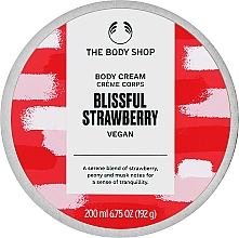 Wegański krem do ciała Rozkoszna truskawka - The Body Shop Body Cream Blissful Strawberry Vegan — Zdjęcie N1
