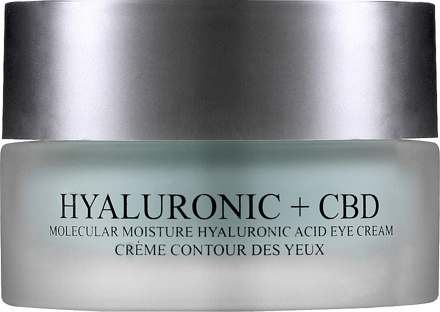 Intensywnie nawilżający krem pod oczy z kwasem hialuronowym i CBD - London Botanical Laboratories Hyaluronic acid+CBD Molecular Moisture Surge Eye Cream — Zdjęcie N1
