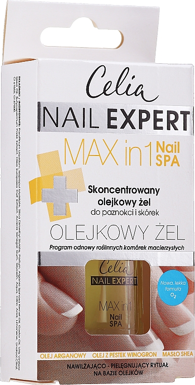 Olejkowy żel do paznokci - Celia Nail Expert Max in 1 Nail SPA — Zdjęcie N1