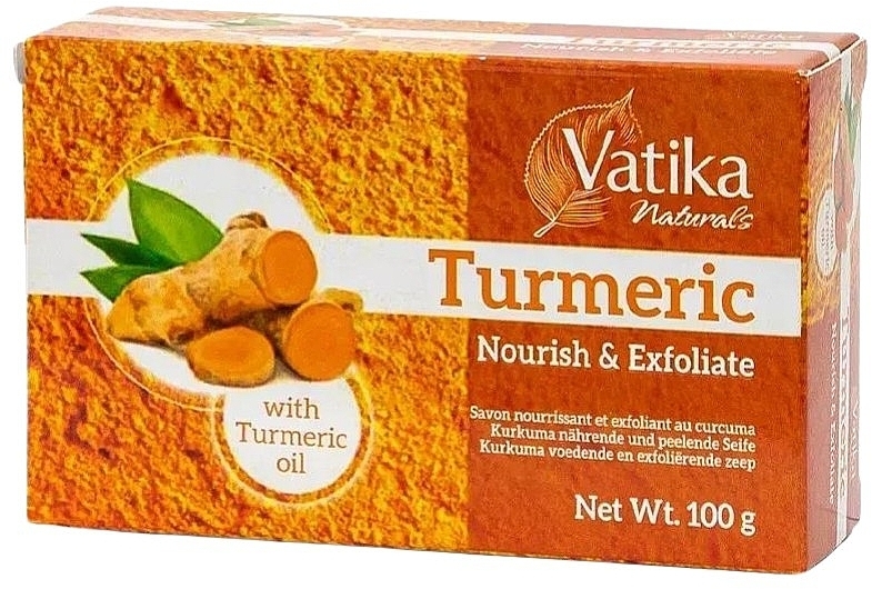 Mydło z kurkumą - Dabur Vatika Turmeric Soap — Zdjęcie N1