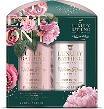 Kup Zestaw - Grace Cole The Luxury Bathing Velvet Rose & Peony Set (sh/gel/100ml + b/lot/100ml) 