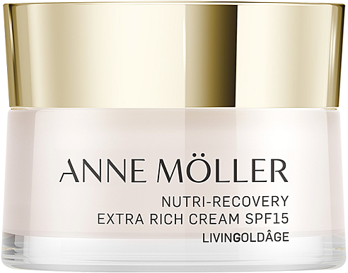 Rewitalizujący krem ​​do twarzy Spf 15 - Anne Moller Livingoldage Nutri Recovery Extra Rich Cream spf15 — Zdjęcie N1