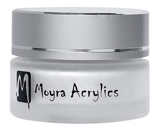 Akrylowy proszek do paznokci - Moyra Acrylics Powder White — Zdjęcie N1