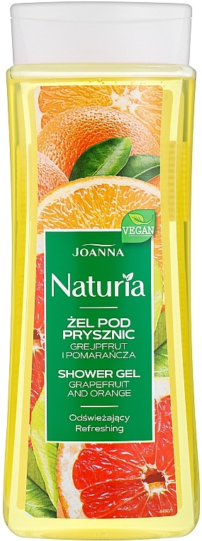 Odświeżający żel pod prysznic Grejpfrut i pomarańcza - Joanna Naturia