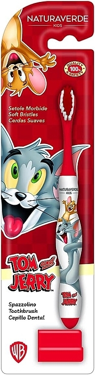 Szczoteczka do zębów Tom i Jerry - Naturaverde Kids Tom & Jerry Soft Toothbrush — Zdjęcie N1